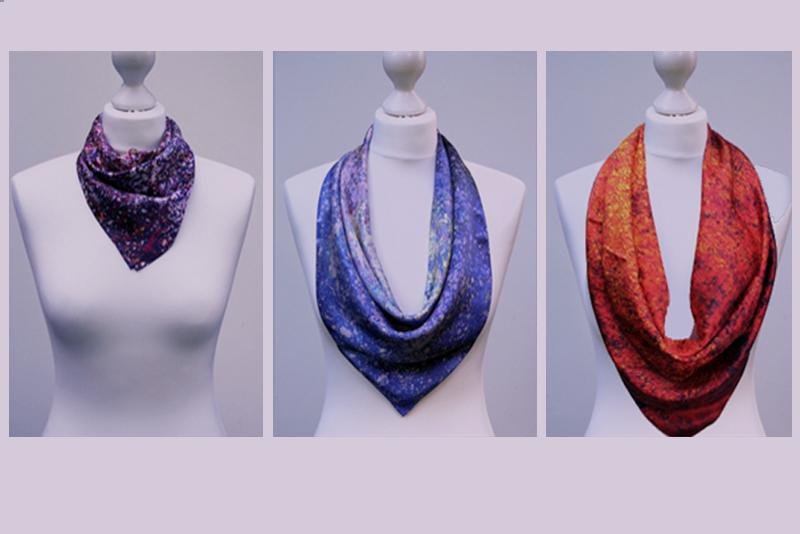 size silk scarf