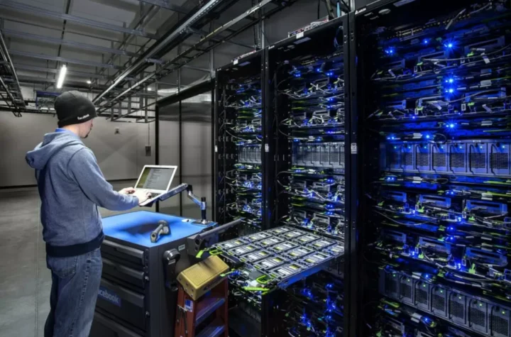 data centre equipment store in the UK