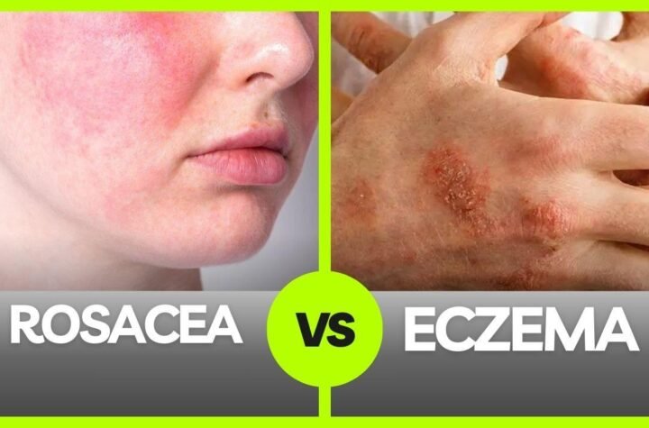 rosacea vs eczema